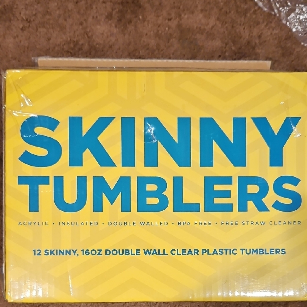 Skinny Tumblers Set of 12